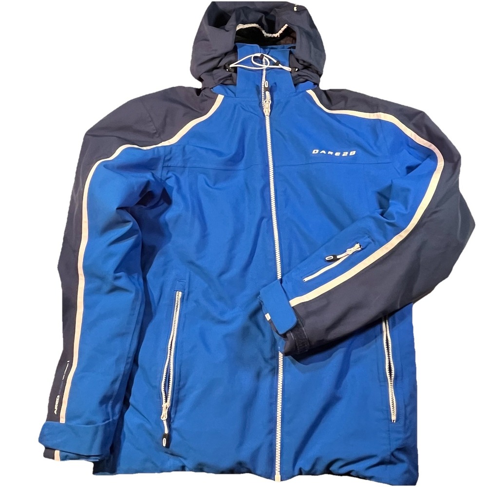 Dare 2b Mens Blue Insulated Winter Jacket Size XS‎ Hooded EUC